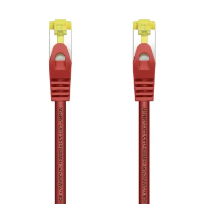 Aisens Cable de Red S/FTP RJ45 Cat.7 25cm Rojo Aisens Cable de Red S/FTP RJ45 Cat.7 25cm Rojo