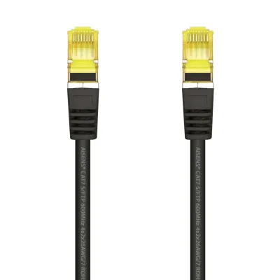 Aisens Cable de Red S/FTP RJ45 Cat.7 25cm Negro Aisens Cable de Red S/FTP RJ45 Cat.7 25cm Negro