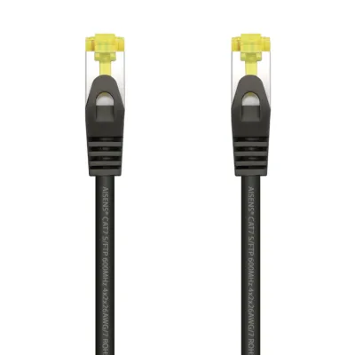 Aisens Cable de Red S/FTP RJ45 Cat.7 25cm Negro Aisens Cable de Red S/FTP RJ45 Cat.7 25cm Negro