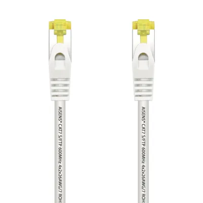 Aisens Cable de Red S/FTP RJ45 Cat.7 1m Blanco Aisens Cable de Red S/FTP RJ45 Cat.7 1m Blanco