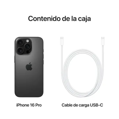 Apple iPhone 16 Pro 256GB Titanio Negro