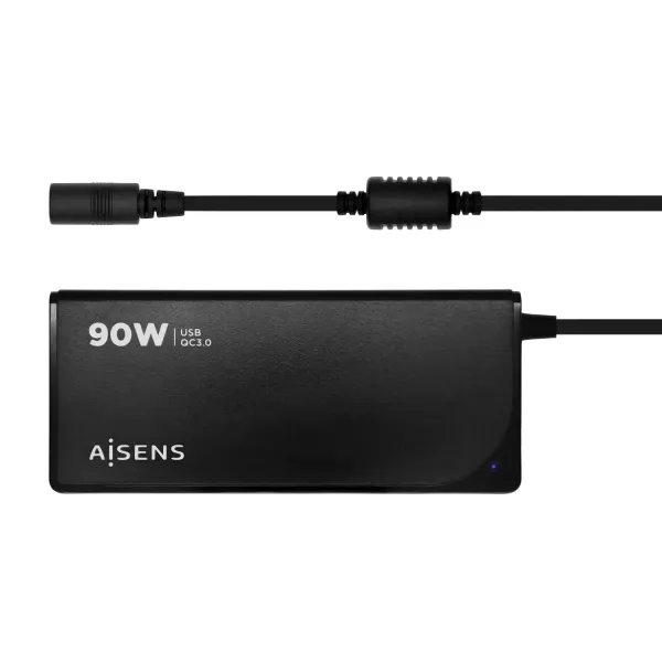 Aisens ASLC-90WAUTO-BK Cargador Universal para Portátiles 90W 