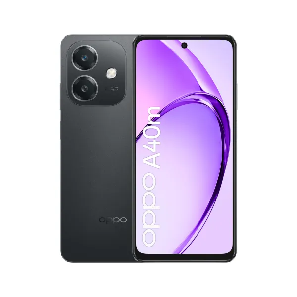 OPPO A40M 4G Negro 256GB 8GB 6.67" Dual SIM, Android 14, 5100mAh 