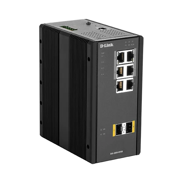 Switch Industrial D-link Dis-300g-8psw 4p Poe + 2p Giga Base Sfp