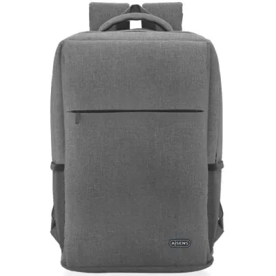 Aisens ASBG-BP081-GR Mochila para Portátiles hasta 17" Gris