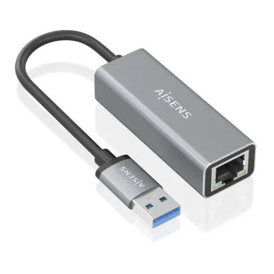 Adaptador USB 3.0 Aisens A106-0897/ USB Macho - RJ45 Hembra/