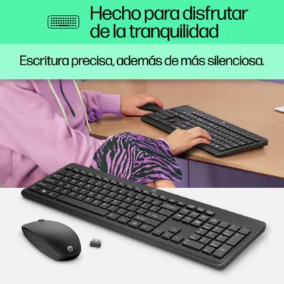 Teclado y Ratón Inalámbricos HP 230/ Negro Teclado y Ratón Inalámbricos HP 230/ Negro