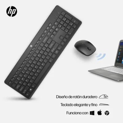 Teclado y Ratón Inalámbricos HP 230/ Negro Teclado y Ratón Inalámbricos HP 230/ Negro
