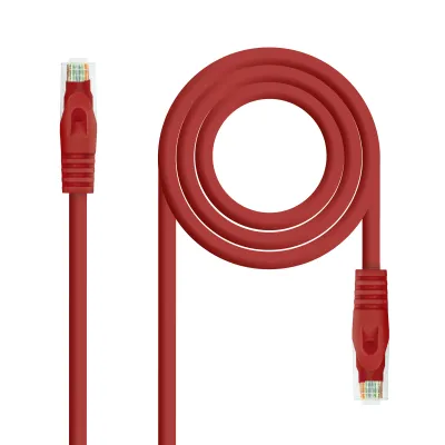 Nanocable Cable de Red RJ45 LSZH Cat.6A UTP AWG24 0.5 Rojo Nanocable Cable de Red RJ45 LSZH Cat.6A UTP AWG24 0.5 Rojo