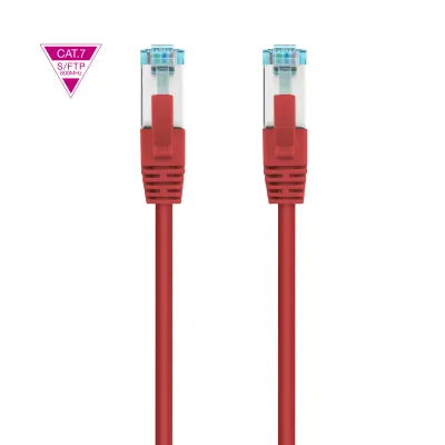 Nanocable Cable de Red Cat.7 600MHZ LSZH SFTP PIMF AWG26, Rojo Nanocable Cable de Red Cat.7 600MHZ LSZH SFTP PIMF AWG26, Rojo