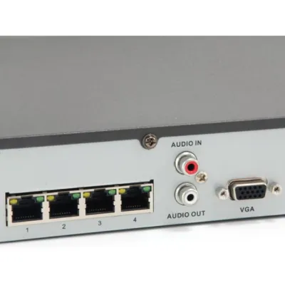 Level One Gemini Grabador de Video en Red 4 Puertos PoE