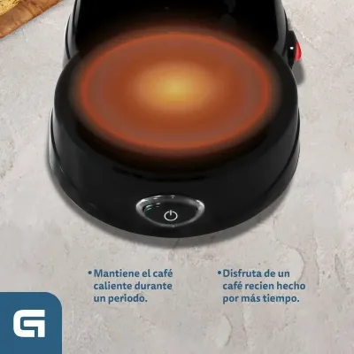 Grunkel CAF-BAROMA Cafetera de Goteo 1.5L 800W Blanca