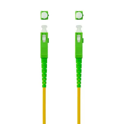 Nanocable Cable de Fibra Óptica SC/APC Monomodo G657A2 5m Nanocable Cable de Fibra Óptica SC/APC Monomodo G657A2 5m