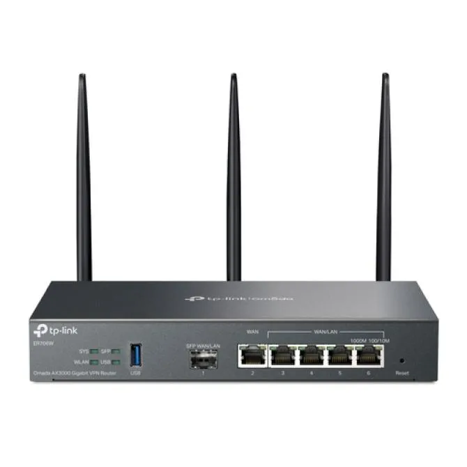 TP-Link ER706W Router Inalámbrico VPN Gigabit Omada AX3000