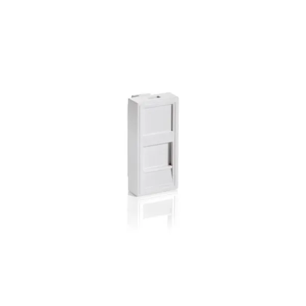 Marco Montaje Equip Para Conector Keystone Equip Con Tapa Proteccion 45x22.5 Color Blanco 125474