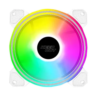 Ventilador Auxiliar Xfc-120Dr Argb Blanco Keepout Ventilador Auxiliar Xfc-120Dr Argb Blanco Keepout