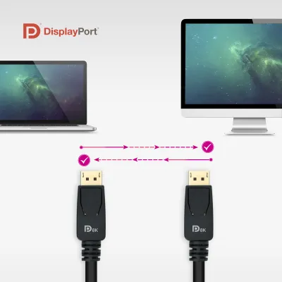 Nanocable Cable DisplayPort 1.4 Macho/Macho Negro 3 m Nanocable Cable DisplayPort 1.4 Macho/Macho Negro 3 m