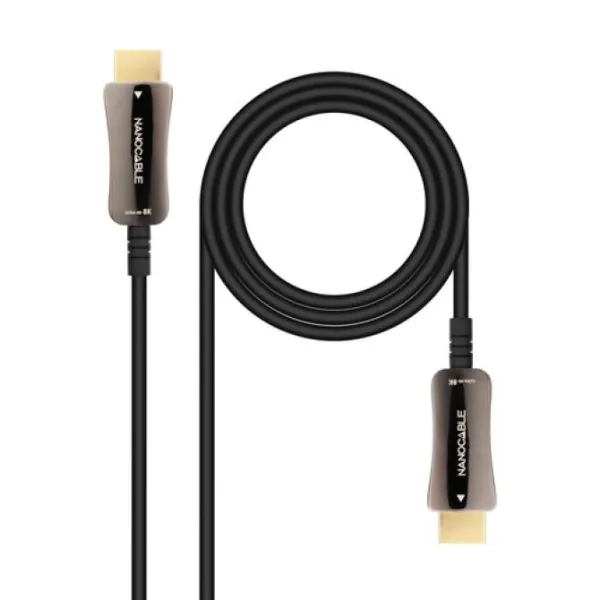 Nanocable Cable HDMI 2.1 AOC 8K Macho/Macho 15m Negro