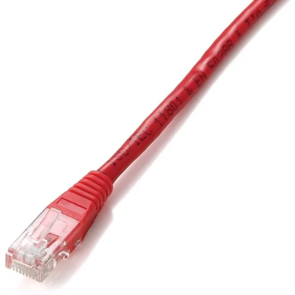 Equip Cable de Red RJ45 U/UTP Cat.5e Rojo 1m