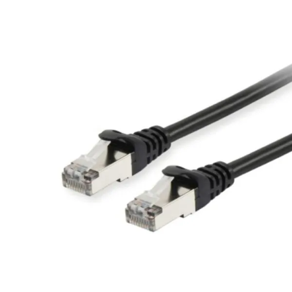 Equip Cable de Red RJ45 S/FTP Apantallado Libre de Halógenos Cat.6 Negro 7.5m