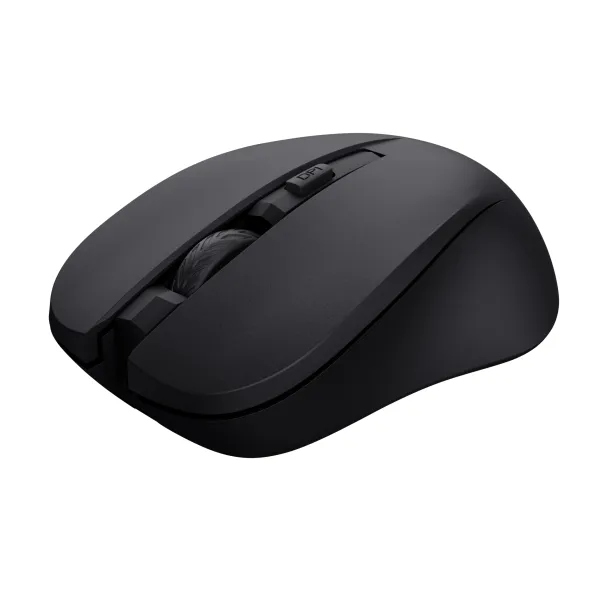 Trust Mydo Silent Wireless Ratón Inalámbrico 1800 DPI Negro