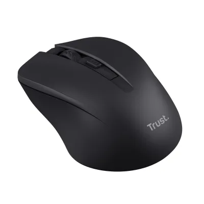 Trust Mydo Silent Wireless Ratón Inalámbrico 1800 DPI Negro