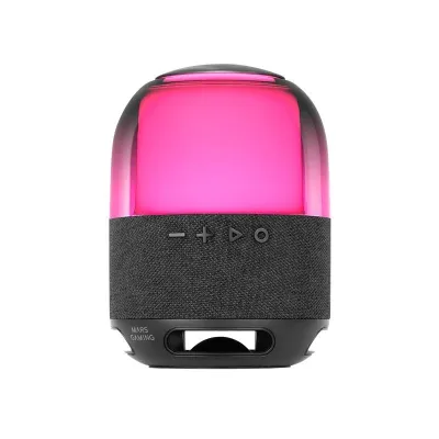 Mars Gaming MS-Flow Altavoz Portátil Bluetooth 5.3 RGB Negro