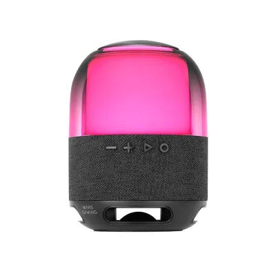 Mars Gaming MS-Flow Altavoz Portátil Bluetooth 5.3 RGB Negro