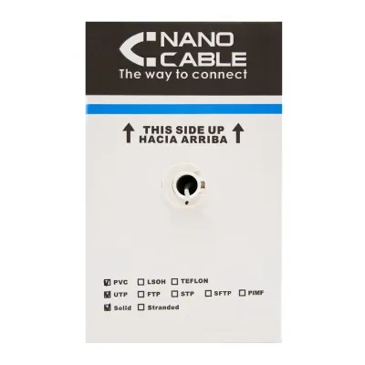 Nanocable Cable UTP CAT5e 305m Rígido