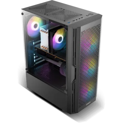 Antec AX20 Midi Tower Cristal Templado USB 3.0 FRGB Negra Antec AX20 Midi Tower Cristal Templado USB 3.0 FRGB Negra