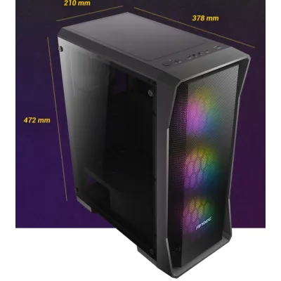 Antec NX360 RGB ATX Cristal Templado USB 3.0 Antec NX360 RGB ATX Cristal Templado USB 3.0