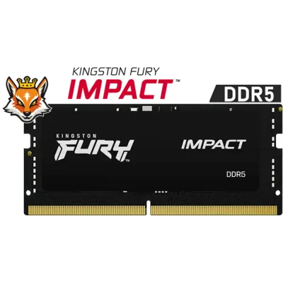Kingston FURY Impact 16GB a 5600MHz CL40 1.1v - Memoria SODIMM Kingston FURY Impact 16GB a 5600MHz CL40 1.1v - Memoria SODIMM