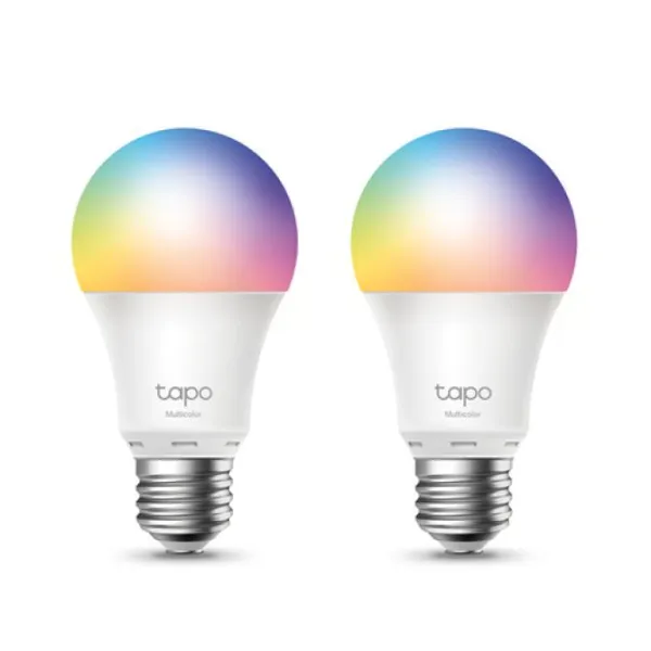 Bombilla Led Wifi Inteligente Tp-link Tapo L530e Pack 2u E27 2500k A 6500k Regulable En Brillo Y Col