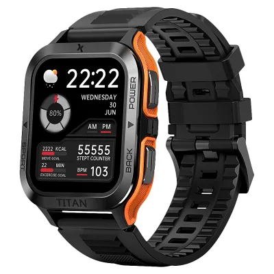 Smartwatch Fw67 Titan Pro Negro/Naranja Maxcom