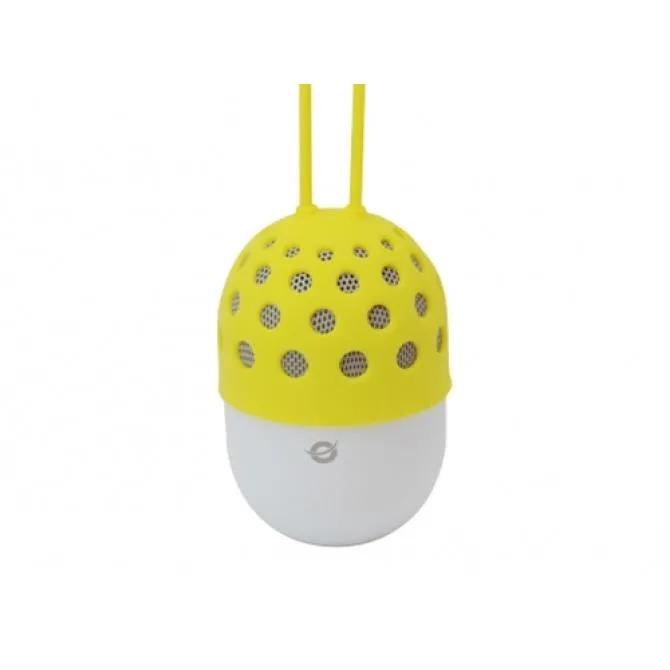 Conceptronic Altavoz Bluetooth Impermeable Amarillo