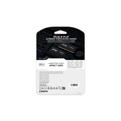 Kingston FURY Impact 32GB DDR4 3200MHz 1.2v CL20 - Memoria Kingston FURY Impact 32GB DDR4 3200MHz 1.2v CL20 - Memoria