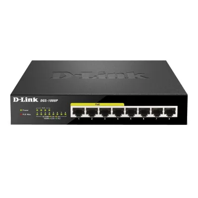 D-Link DGS-1008P Switch 8 Puertos D-Link DGS-1008P Switch 8 Puertos