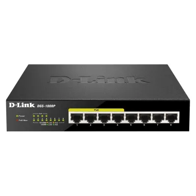 D-Link DGS-1008P Switch 8 Puertos D-Link DGS-1008P Switch 8 Puertos