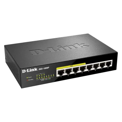 D-Link DGS-1008P Switch 8 Puertos D-Link DGS-1008P Switch 8 Puertos