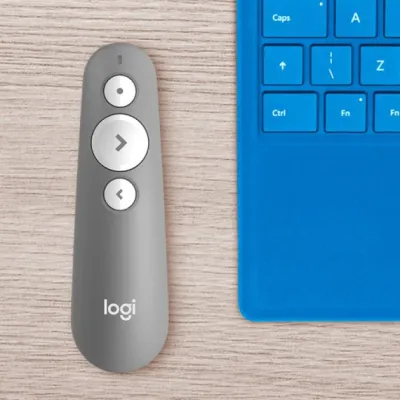 Logitech R500 Mando Inalámbrico Láser para Presentaciones Gris