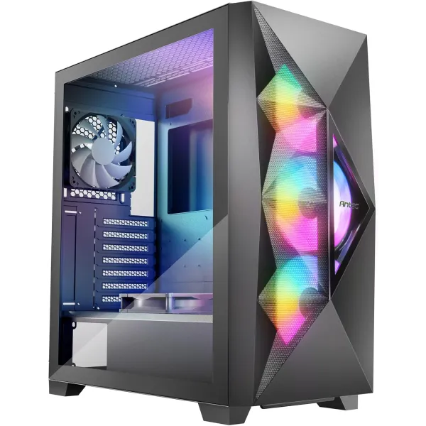 Antec DF800 Flux RGB ATX Cristal Templado USB 3.0 Negra