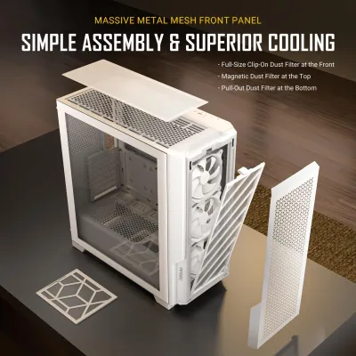 Antec P20C Performance Blanca con Cristal Templado