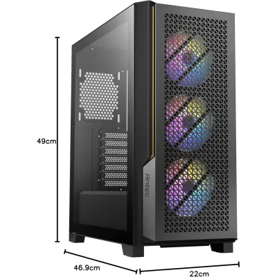 Antec P20C ARGB Negra con Cristal Templado