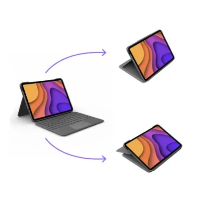 Logitech Folio Touch Funda con Teclado Oxford Grey para iPad