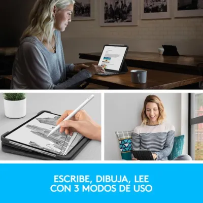 Logitech Slim Folio Pro Funda con Teclado Retroiluminado para