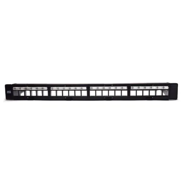 WP Panel de Parcheo Blanco Modular para 24 Módulos de Keystone UTP 1U