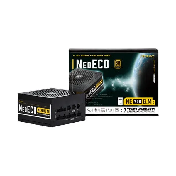 Antec NeoECO NE750G M 80 Plus Gold 750W PCIE 5.0 Modular