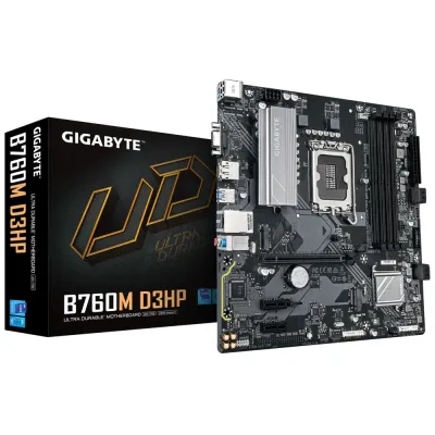 GIGABYTE B760M D3HP Placa Base - Procesadores Intel Core de 14ª GIGABYTE B760M D3HP Placa Base - Procesadores Intel Core de 14ª