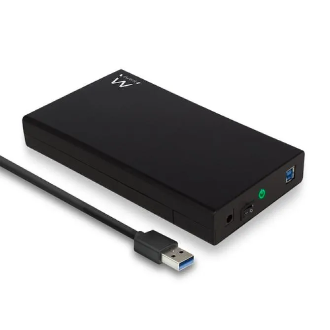 Ewent Carcasa para Disco Duro SATA de 3.5" sin Tornillos USB 3.1