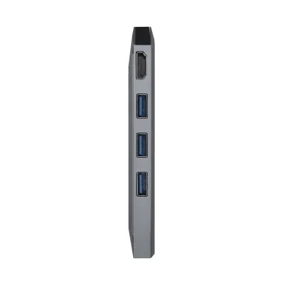 Aisens Docking USB-C 3.2 Multipuerto Gris